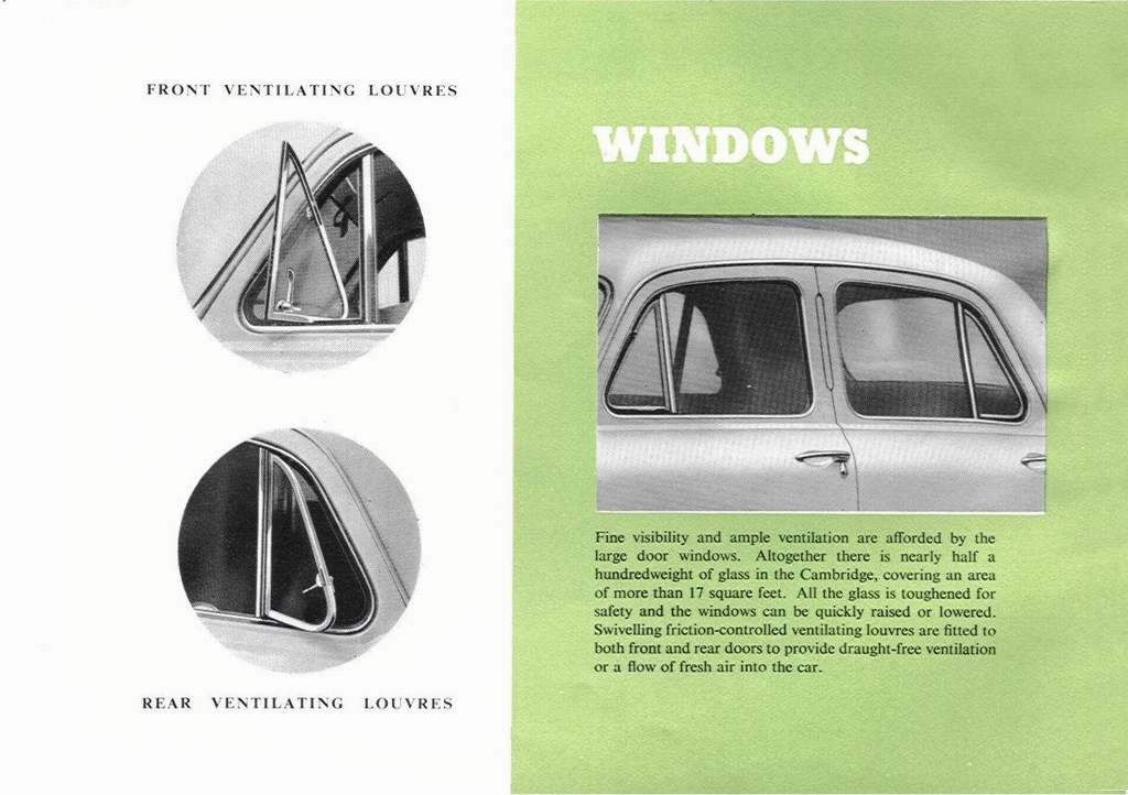 1954 Austin A40 And A50 Cambridge Brochure Page 4
